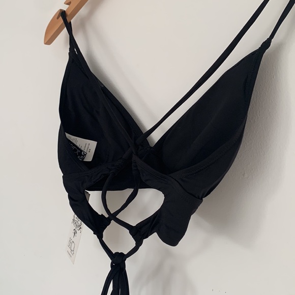 NWT black bikini top by Becca Swim - Picture 4 of 4